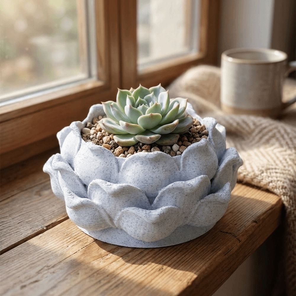 Pot de fleurs en plastique imp - Echeveria Succulent avis et prix